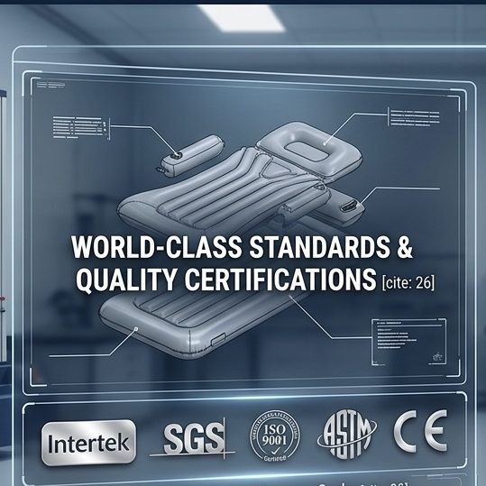 B-TEK factory certifications including Walmart, Disney, Intertek, SGS, ISO 9001, ASTM, and CE compliance for retail inflatable pools, floats